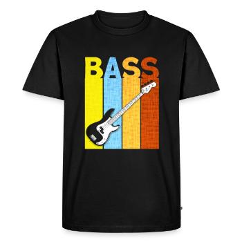 Cadeau de bassiste bassiste bassiste bassiste - T-shirt Premium bio Homme - noir - Devant - Nico (187cm)