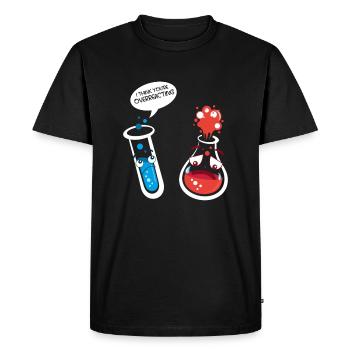 Chimie Chimiste Cadeau drôle pour les geeks - T-shirt Premium bio Homme - noir - Devant - Nico (187cm)