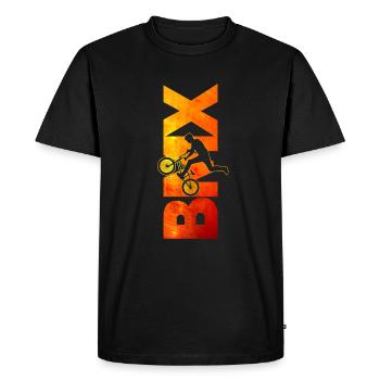 BMX BMX Rider BMXer Freestyle Stunts Cadeau - T-shirt Premium bio Homme - noir - Devant - Nico (187cm)