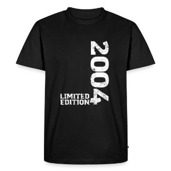 18e anniversaire Jeunes filles 18 ans 2004 Dicton - T-shirt Premium bio Homme - noir - Devant - Nico (187cm)