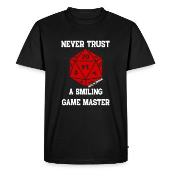 Game Master Role-Playing Game Dice - Men's Premium Organic T-Shirt - black - Front - Nico (187cm)