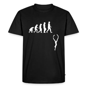 Freediving Evolution pour les apnéistes et les apnéistes - T-shirt Premium bio Homme - noir - Devant - Nico (187cm)