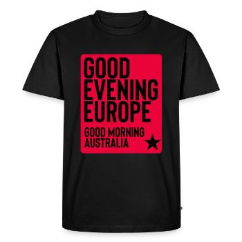Concours Eurovision de la chanson - T-shirt Premium bio Homme - noir - Devant - Nico (187cm)