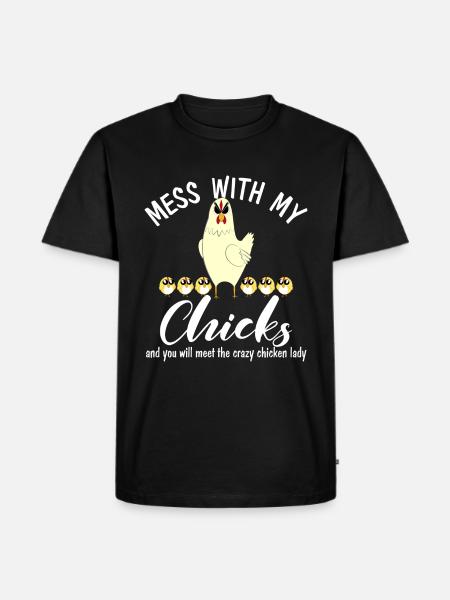 Chick - Men's Premium Organic T-Shirt - black