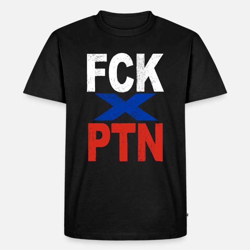 FCK PTN - Männer Premium Bio T-Shirt - Schwarz