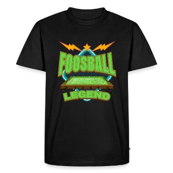 Foosball Legend Rotary Football Kickers - T-shirt Premium bio Homme - noir - Devant - Nico (187cm)