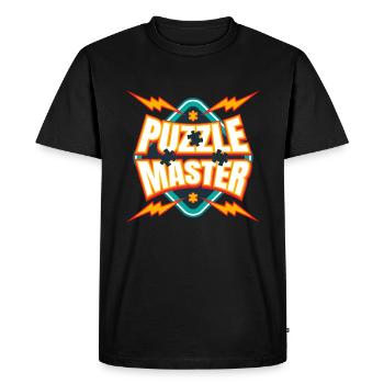 Puzzle Master Puzzles Puzzles Hobby Game - Men's Premium Organic T-Shirt - black - Front - Nico (187cm)