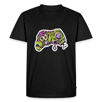 Zombie Joystick Controller Gamer - T-shirt Premium bio Homme - noir - Devant - Nico (187cm)