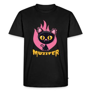 Muzifer Devil Lutzifer Chaton - T-shirt Premium bio Homme - noir - Devant - Nico (187cm)