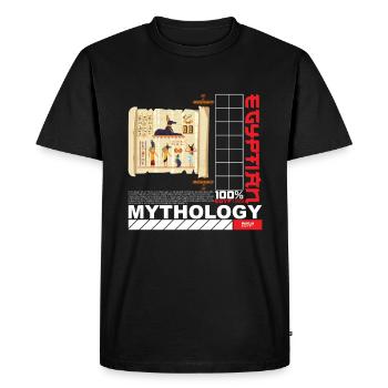 Mythologie égyptienne Egypte Anubis - T-shirt Premium bio Homme - noir - Devant - Nico (187cm)