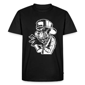 Pulvérisateur Artiste Street Art Bombe aérosol - T-shirt Premium bio Homme - noir - Devant - Nico (187cm)