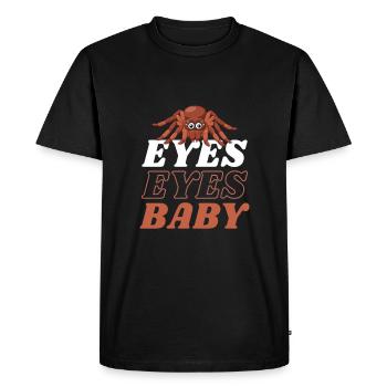 Eyes Eyes Baby Spider Tarantula - Men's Premium Organic T-Shirt - black - Front - Nico (187cm)