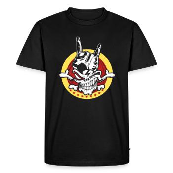 Heavy Metal Death Metal Rock Musique - T-shirt Premium bio Homme - noir - Devant - Nico (187cm)