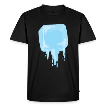 Glaçons d’été boisson à la crème glacée - T-shirt Premium bio Homme - noir - Devant - Nico (187cm)