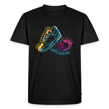 à de nombreuses baskets Sneaker Turnschuhe - T-shirt Premium bio Homme - noir - Devant - Nico (187cm)