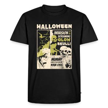 Costume de momie d’Halloween - T-shirt Premium bio Homme - noir - Devant - Nico (187cm)