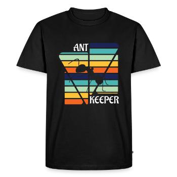 Entomologiste des fourmis fourmis fourmis - T-shirt Premium bio Homme - noir - Devant - Nico (187cm)