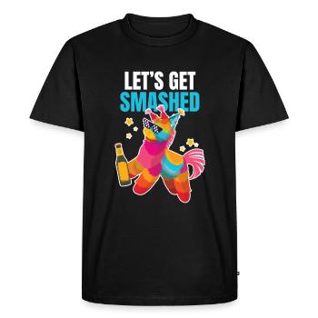 Let ́s Get Smashed Pinata Costume - T-shirt Premium bio Homme - noir - Devant - Nico (187cm)