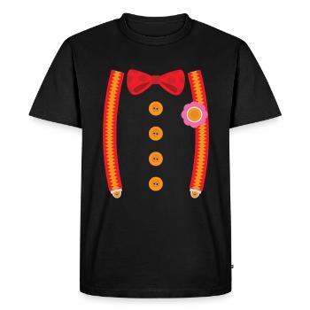 Clown Costume Carnival Carnival - Men's Premium Organic T-Shirt - black - Front - Nico (187cm)