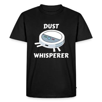 Dust Whisperer Robot Vacuum Cleaner Vacuum Cleaner - Men's Premium Organic T-Shirt - black - Front - Nico (187cm)
