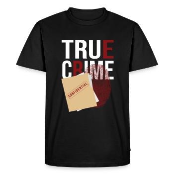 True Crime Crime Fans - T-shirt Premium bio Homme - noir - Devant - Nico (187cm)