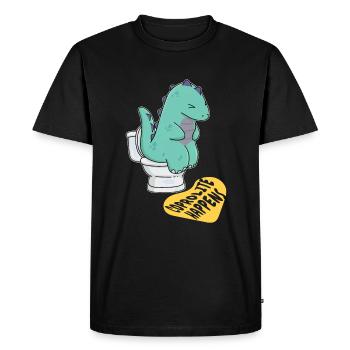 Coprolithe Se produit Fossiles de coprolithes - T-shirt Premium bio Homme - noir - Devant - Nico (187cm)