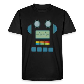 Costume de robot Technologie de la robotique - T-shirt Premium bio Homme - noir - Devant - Nico (187cm)