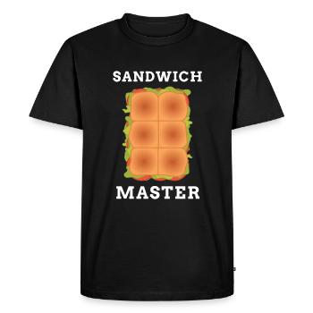 Sandwich Master Toast Toastbrot - T-shirt Premium bio Homme - noir - Devant - Nico (187cm)
