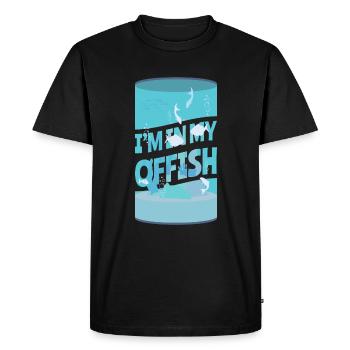 I´m In My Offish Aquarium - Men's Premium Organic T-Shirt - black - Front - Nico (187cm)