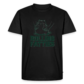 Fat Cat Fat Cat Rolling Fatties - T-shirt Premium bio Homme - noir - Devant - Nico (187cm)