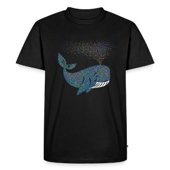 Fastnacht - Karneval - Karnewal - Wortspiel - Men's Premium Organic T-Shirt - black - Front - Nico (187cm)