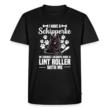 Of course, I always have a Schipperke, I - Men's Premium Organic T-Shirt - black - Front - Nico (187cm)