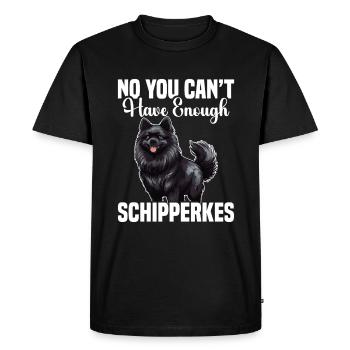 Non, vous ne pouvez pas avoir assez de Schipperkes - T-shirt Premium bio Homme - noir - Devant - Nico (187cm)