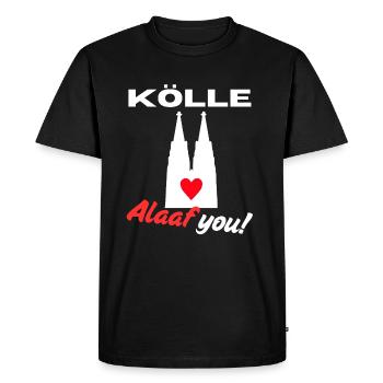 Carnival Cologne Cologne Alaaf Cologne Cathedral Shrove Monday - Men's Premium Organic T-Shirt - black - Front - Nico (187cm)