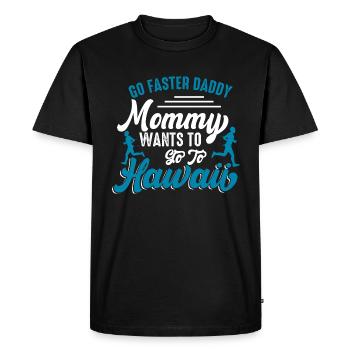 Motif de triathlon pour triathlètes - T-shirt Premium bio Homme - noir - Devant - Nico (187cm)
