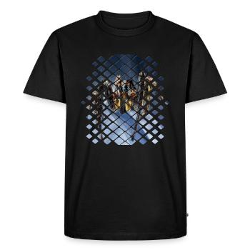araignée - T-shirt Premium bio Homme - noir - Devant - Nico (187cm)