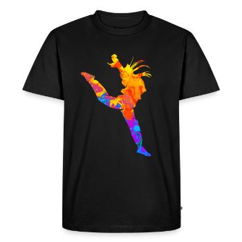 Break Dance Danseurs de danse hip hop - T-shirt Premium bio Homme - noir - Devant - Nico (187cm)