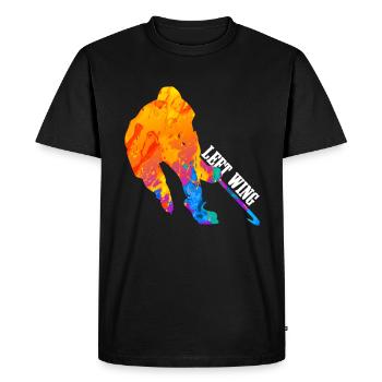 Ice hockey player left wing position - Men's Premium Organic T-Shirt - black - Front - Nico (187cm)