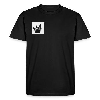 Mimi le chat noir - T-shirt Premium bio Homme - noir - Devant - Nico (187cm)