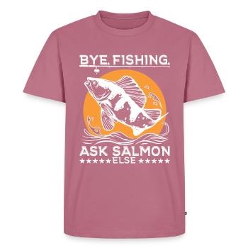 Fun fishing - Men's Premium Organic T-Shirt - mauve - Front - Nico (187cm)