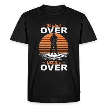 Melting Ice Fishing - Men's Premium Organic T-Shirt - black - Front - Nico (187cm)