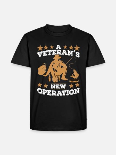 Ange vétéran - T-shirt Premium bio Homme - noir