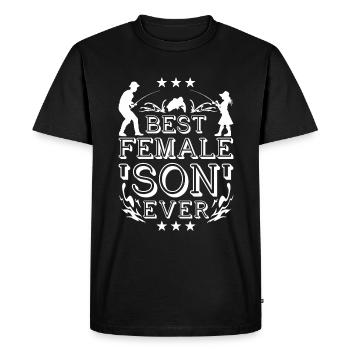 Fishing Son Replacement - Men's Premium Organic T-Shirt - black - Front - Nico (187cm)