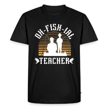 Ofishial - T-shirt Premium bio Homme - noir - Devant - Nico (187cm)