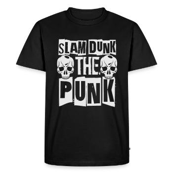 Slam Dunk The Punk - Gothic - Concert - Grunge - Men's Premium Organic T-Shirt - black - Front - Nico (187cm)
