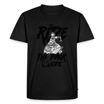 Ride The Punk Wave - Deutsch - Gothique - Concert - T-shirt Premium bio Homme - noir - Devant - Nico (187cm)
