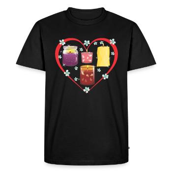 Candle Making - Men's Premium Organic T-Shirt - black - Front - Nico (187cm)