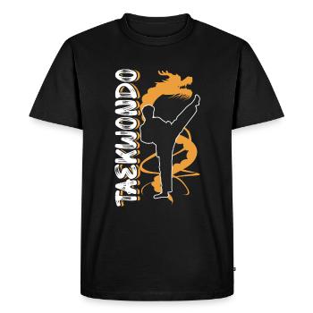 Taekwondo - T-shirt Premium bio Homme - noir - Devant - Nico (187cm)