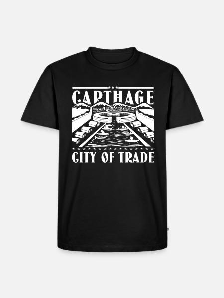 Carthage Cité de Commerce - T-shirt Premium bio Homme - noir