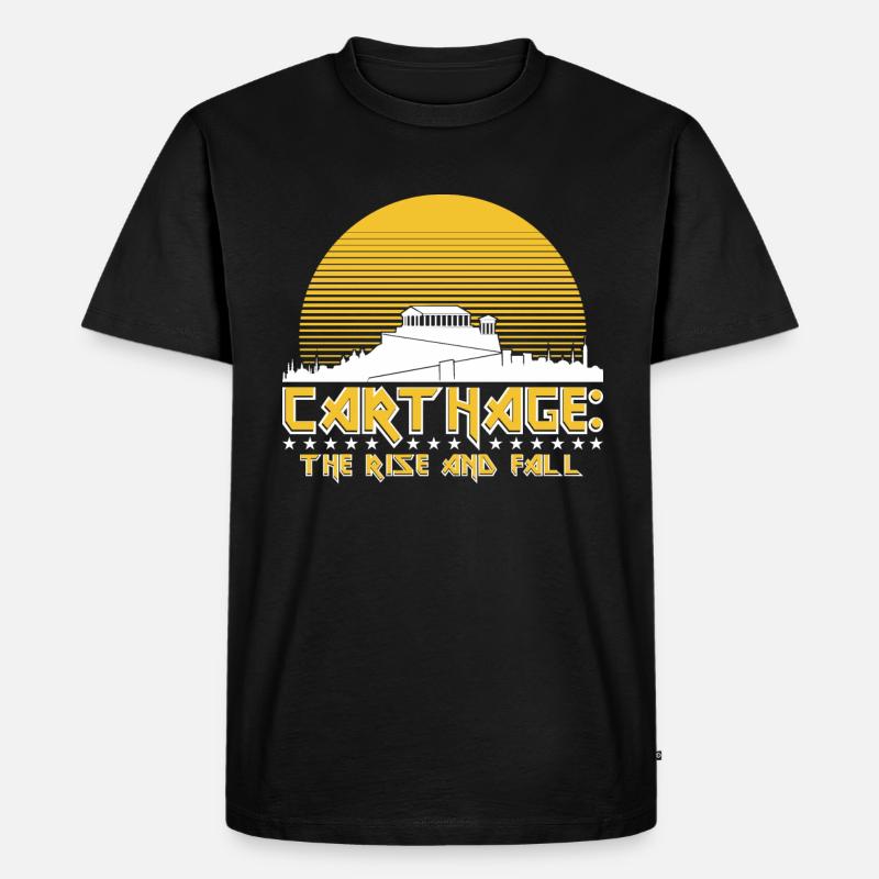 Karthago: Aufstieg und Fall - Männer Premium Bio T-Shirt - Schwarz